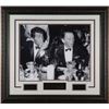 Image 1 : Dean Martin Unsigned Cocoanut Grove LA Drinking Signature Series B&W 16X20 Photo Leather Framed W/ F