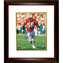 Andre Tippett Signed New England Patriots 8X10 Photo Custom Framed