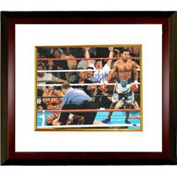 Sugar Shane Mosley Signed Boxing 16X20 Photo Custom Framed Knockout