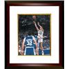 Image 1 : Christian Laettner Signed Duke Blue Devils Vertical 16X20 Photo Custom Framed Dual The Shot & 3/28/9