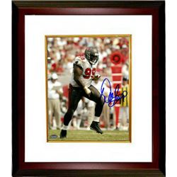 Warren Sapp Signed Tampa Bay Buccaneers 8X10 Photo Custom Framed (Sack Dance)