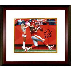 Derrick Johnson Signed Kansas City Chiefs 8X10 Photo Custom Framed #56 (TD Celebration)