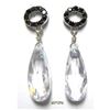 Image 1 : Sterling Silver-Blk  Earrings
