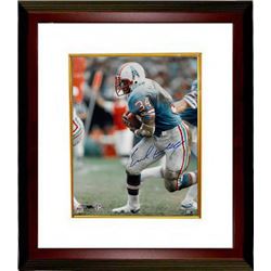 Earl Campbell Signed Houston Oilers 16X20 Photo Custom Framed (Blue Jersey Run)- Tri-Star Hologram