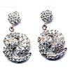 Image 1 : Sterling Silver White CZ Earrings