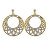 Image 1 : Sterling Silver Gold Plated CZ Earrings