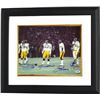 Image 1 : Steel Curtain Signed Pittsburgh Steelers 11X14 Photo Custom Framed 4 Sig- PSA Hologram