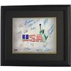 Image 1 : Bob Beamon Signed Olympic Winners 16X20 Photo Custom Framed (White USA) W/ 15 Signatures (14 Gold Me