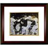 Image 1 : Rich Gedman Signed Boston Red Sox 16X20 B&W Photo Custom Framed 1986 AL Champs W/ 19 Signatures