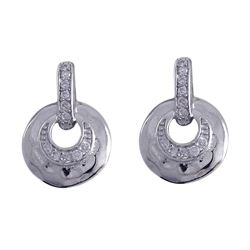 Sterling Silver Donut Post Earrings