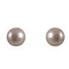 Image 1 : Sterling Silver Pink Ball Post Earrings
