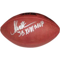 Marcus Allen Signed SB XVIII Football W/SB XVIII  MVP Inscription
