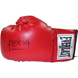 Alexis Argüello Signed Red Boxing Glove