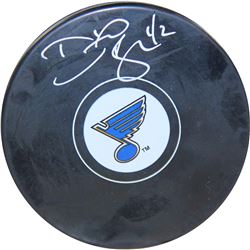 David Backes Signed St. Louis Blues Puck