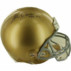 Mark Bavaro Notre Dame Full Size Helmet W/ "#82 ND" Insc.