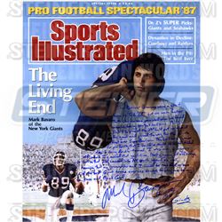 Mark Bavaro Signed Sports Illustrated 16X20 Story Photo