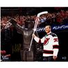 Image 1 : Martin Brodeur Signed Wide Angle Retirement Night With Statue 16X20 Photo