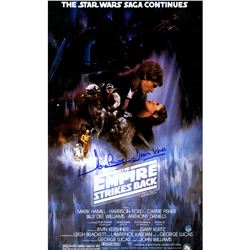 Dave Prowse Signed 'Darth Vader' Star Wars Episode V: The Empire Strikes Back 11X17 Movie Poster Pho