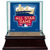 Image 1 : 2014 All-Star Background Glass Single Baseball W/ Authentic Target Field Dirt