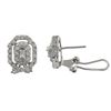 Image 1 : Sterling Silver-CZ Earrings