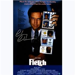 Chevy Chase Signed Fletch 11X17 Movie Poster