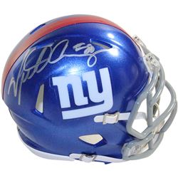 Victor Cruz Signed New York Giants Mini Speed Helmet