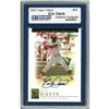 Image 1 : Eric Davis Signed 2003 Topps Tribute Card - Reds - "1St WS Appearance 1990" (Slabbed By Steiner)
