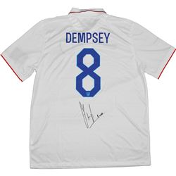 Clint Dempsey Signed Replica White Team USA Jersey