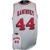 Image 1 : Frank Kaminsky Wisconsin Badgers Unsigned White Custom Jersey Shadow #'S XL