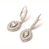 Image 1 : Sterling Silver-WHT CZ Wire Earring