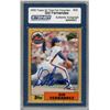 Image 1 : Sid Fernandez Signed 2005 Topps Card - Mets - 1/2 Way Through Pitch Side View (Slabbed By Steiner)