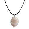 Image 1 : Sterling Silver Oval Mother Of Pearl On 30