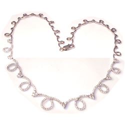 Sterling Silver CZ Necklace
