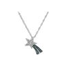Image 1 : WG BLUE / WHITE DIAMOND STAR PENDANT (#7707D-BL)