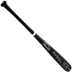 Reggie Jackson Signed Game Model Black Adirondack Bat W/" HOF 93"Insc. (MLB Auth)