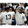Image 1 : Derek Jeter Congratulating Alex Rodriguez After Home Run 16X20 Photo Uns