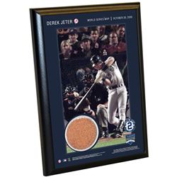 Derek Jeter Moments: World Series MVP 4X6 Dirt Plaque