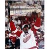Image 1 : Chris Chelios Red Wings Stanley Cup Overhead Vertical 16X20 Photo