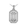Image 1 : SS DIAMOND PENDANT (#8055D)