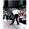 Image 1 : Bob Knight Signed Throwing Chair B&W W/ Red Chair 8X10 Photo W/ "Where’S The Ref" Insc.