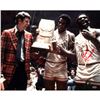 Image 1 : Bob Knight Signed W/ Trophy 16X20 Photo Signed In Red