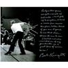 Image 1 : Bob Knight Signed 16X20 Story Photo (Throwing The Chair)