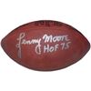 Image 1 : Lenny Moore Signed Official NFL Tagliabue Football HOF 75