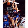 Image 1 : David Lee Dunk Versus The Miami Heat 16X20 Photo