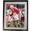 Image 1 : Vernon Gholston Signed Ohio State Buckeyes 16X20 Photo Custom Black Framed (Vs Wisconsin)