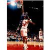 Image 1 : Anthony Mason Dunk Over Olajuwon 8X10 Photo Uns
