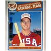 Image 1 : Mark Mcgwire 1984 Topps USA Baseball Card 16X20