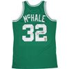 Image 1 : Kevin Mchale Signed Mitchell And Ness Green Jersey