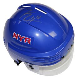 Kevin Hayes Signed New York Rangers Blue Mini Helmet