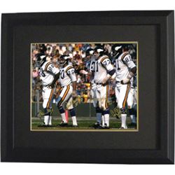 Carl Eller Signed Minnesota Vikings Purple People Eaters 16X20 Photo Custom Framed (White Jersey-Gol